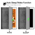 thumbnail image 3 of Chainplus Bluetooth Keyboard Leather Case For iPad Mini 4 / iPad Mini 5 / iPad Mini 2019 Set with Pen Slot Skin Feeling Grain Wireless Tablet Case Auto Sleep/Wake (Grey), 3 of 4