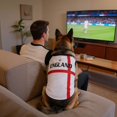 thumbnail image 5 of Pet Soccer Jersey, Country Flag Football Shirt for Dogs Cats Breathable Soccer Game Day Clothes Dog Costume, L, 5 of 5