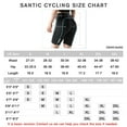 thumbnail image 4 of Santic Women's Cycling Shorts Bike Shorts Padded Bicycle Tights For Riding, 4 of 6