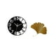 thumbnail image 5 of Reloj De Pared Decorativo De Acrílico Con Hojas De Ginkgo De Hierro Forjado, Escultura Abstracta, Decoración De Pared Para Sala De Estar, Oficina, Hotel, Comedor, Restaurante., 5 of 8