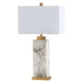 thumbnail image 5 of JONATHAN Y Elizabeth 27.5" Contemporary Coastal Alabaster LED Table Lamp, White/Gold Painting, JYL6201A, 5 of 10