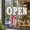 White-40" x 14", variant on Pink Open LED Sign 43" x 14" for Business Storefronts, Bars, Restaurants, and Shops