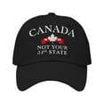 thumbnail image 2 of Canada Is Not For Embroidered Dad Hat Funny Canada Hat Canadian Flag Hat, 2 of 5