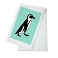 thumbnail image 1 of Penguin, Simple, Teal (100% Cotton Tea Towel, Decorative Hand Towel, Kitchen and Home), 1 of 3