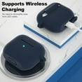 thumbnail image 3 of GFDYREE AirPods 3 Case, Protective Silicone Cover for AirPods 3rd Generation Case 2021, Wireless Charging - Dark Blue, 3 of 7