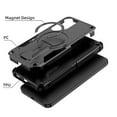 thumbnail image 4 of for Samsung Galaxy A35 6.6-inch Case [Compatible with MagSafe] Built in Invisible Stand, Military Grade Shockproof Soft TPU Protective Cover Case,Black,For Galaxy A35, 4 of 8