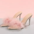 thumbnail image 6 of Women Elegant Heel Open Toe  Shoes T Slip on Pointed Closed Toe Dress Sandal Shoe Stiletto Heels,High Heels, 6 of 8