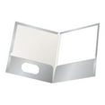 thumbnail image 3 of Esselte Pendaflex 51705 High Gloss Laminated Paperboard Folder  100-Sheet Capacity  Gray  25/Box, 3 of 3