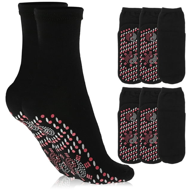 4 pares de calcetines térmicos de invierno calcetines cálidos calcetines anti-congelados calcetines calentadores transpirables para mujeres hombres