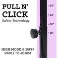 thumbnail image 5 of Milliard Adjustable Height 8ft Floor Balance Beam for Gymnastics, Purple, 5 of 7