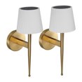 thumbnail image 1 of Tomshine Modern Minimalist Solar-Powered LED Wall Sconce With Dual Charging, 1 of 6