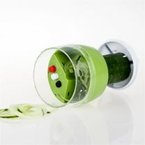 CHENjy 4-in-1 Handheld Spiralizer - Vegetable Slicer for Zucchini Noodles & Carrot Ribbons, Compact & Dishwasher Safe, Perfect for Low Carb & Keto Diets