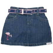 Riders - Flamingo Denim Skirt for Girls - Newborn