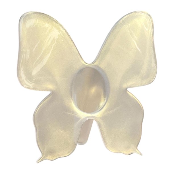 Jarrón con adorno floral de mariposa acrílico, regalo novedoso para mamá, florero decorativo, contenedor de flores para mesa, granja Oro