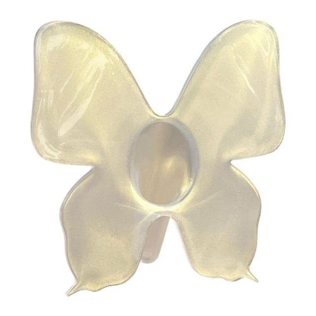Jarrón con adorno floral de mariposa acrílico, regalo novedoso para mamá, florero decorativo, contenedor de flores para mesa, granja Oro