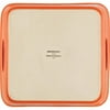 Rachael Ray Stoneware 9-Inch by 9-Inch Square Baker, Orange - 53231