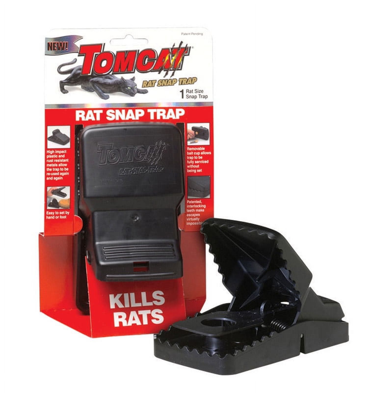 Motomco 33525 Tomcat Rat Snap Trap - Pack of 3
