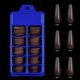 thumbnail image 1 of 20/100 Uds. Formas de extensión de uñas postizas de Color caramelo puntas de uñas acrílicas francesas cubierta completa Color sólido puntiagudo juegos de uñas postizas herramientas Tan Jianjun unisex, 1 of 2
