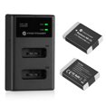 thumbnail image 1 of FirstPower 2-Pack NB-13L Battery and Dual USB Charger Compatible with Canon PowerShot G7 X Mark II, G7 X, G1 X Mark III, G5 X, G5X Mark II, G9 X, G9 X Mark, 1 of 7