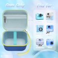 thumbnail image 2 of REJODA-Kids Instant Print Camera Case, Portable Hard Carrying Storage for Organizing Dylanto ESOXOFFORE DUDUDRAGON and Print Paper (Box Only) -Blue, 2 of 4