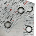 thumbnail image 5 of Ambesonne Valentines Grommet Curtain, I Love You Hearts, 50" x 63", Pale Grey Scarlet Black, 5 of 6