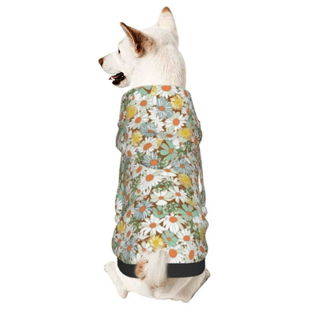 Balery Daisy Sudadera con Capucha para Perros Pequeños – Ropa para Mascotas, Disfraz para Perros y Gatos, Ideal para Fiestas y Cosplay-Large