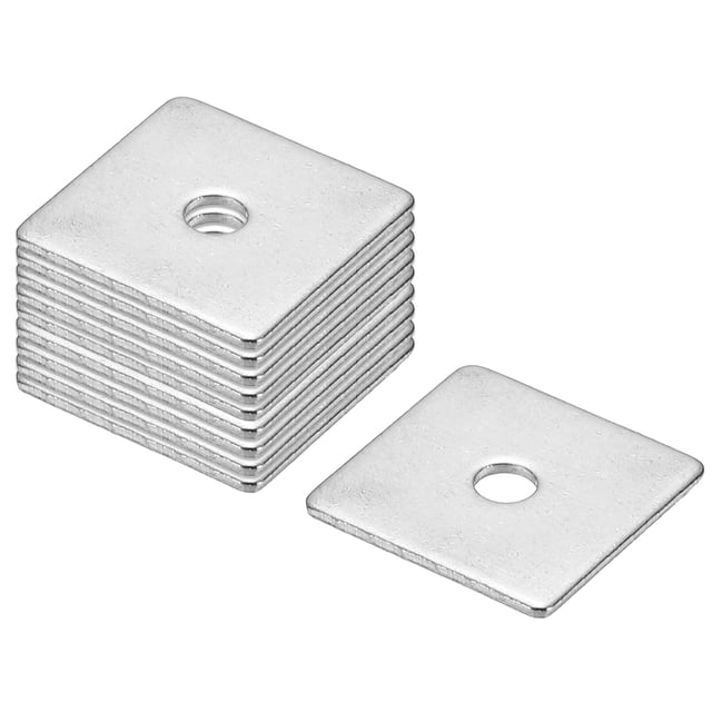 Rondelles Carrées M3x16x1mm, 24 Pcs Rondelles de Plaque Carrées Rondelle de Vérin Carré Plaque de Roulement Entretoise Plate en Acier Inoxydable 304 Matériel de Fixation Écrou Boulon Joint