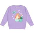 thumbnail image 2 of Inktastic Cute Mermaid Toddler Sweatshirt, 2 of 4