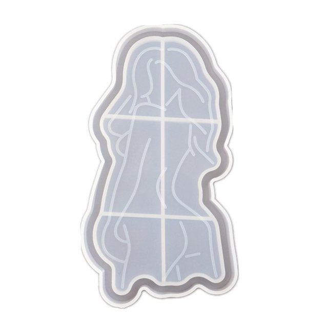 Molde de resina de posavasos Molde De Posavasos De Resina Epoxi De Silicona DIY Molde De Joyería 161x85x15mm 161x85x15mm Magideal Molde de resina de posavasos