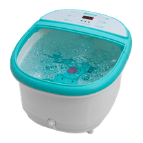 Belmint Foot Spa Bath Massager with Heat, 6 x Pressure Node Rollers, Bubbles, Foot Soaking Tub