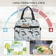 thumbnail image 4 of Balery Sea Animal Bolsa de Almuerzo Impresa, Caja de Almuerzo Reutilizable, Bolsa Térmica Aislada para Almuerzo, Bolsa Antiderrames, 4 of 7