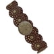 thumbnail image 2 of Hollow Disc Belt Western Style Exaggerated Cowboy Wide Disc Belt Metal Buckle Vintage Soft Belt for Women Girs Pants Dresses, 2 of 4