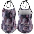 thumbnail image 6 of The Vampire Diaries Pattern Children's One-piece Swimwear Halterneck Swimsuit Summer Beach Girl's Bathing Suits Breathable Beachwear, 6 of 7