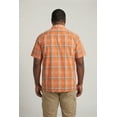 thumbnail image 4 of KingSize Men's Big & Tall Plaid Wrinkle-Resistant Short Sleeve Button Down, 4 of 6