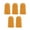 Orange, variant on Walbest Silicone Finger Guard Holder, Finger Cot Protector Sleeve Cover Anti-cut Anti-slip Gloves, Finger Sleeves Anti-scald and Insulation Cover (3/5/12Pcs)