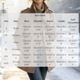 thumbnail image 4 of TGSLY Fall Wool Blend Jacket for Women Lightweight Stand Collar Button Down Long Sleeve Overcoat Loose Casual Solid Color Padded Shoulder Coat XL, 4 of 10