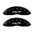 thumbnail image 2 of MGP 4 Caliper Covers Engraved Front & Rear RT1-Truck Black finish silver ch Fits select: 2016-2019 DODGE CHARGER SXT, 2012-2019 DODGE CHALLENGER SXT, 2 of 6