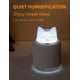 thumbnail image 2 of Mini humidificador, humidificador con forma de gato lindo, humidificador de escritorio personal USB para coche, plantas, sala de oficina, dormitorio, silencioso (blanco), 2 of 5