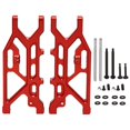 thumbnail image 1 of 2024RC Brazo oscilante inferior trasero Brazo de suspensión inferior trasero de metal profesional para coche RC ARRMA 1/7 1/8 Rojo, 1 of 5