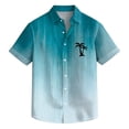 thumbnail image 4 of IWRICH Hawaiian Shirt for Men Tropical Loose Fit Shirt Short Sleeve Casual Button down Holiday Beach Shirts with Pocket Green S, 4 of 4