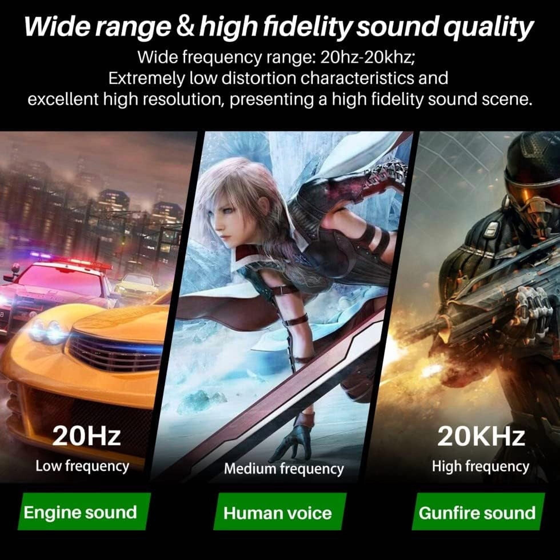 TOZO Wireless Gaming Earbuds Bluetooth 5.3 In-Ear Headphones with 45ms Ultra-Low Latency,Cool Breathing Light,Stereo Sound,Deep Bass,Wireless Charging Case,Type-C Fast Charging,30H Play,Ergonomic Fit