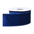 thumbnail image 1 of Cqxid Event & Party Under $10 Christmas Velvet Wired Edge Ribbon 2.4 Inch 9 Yard Cobalt Blue, 1 of 2