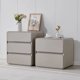 thumbnail image 2 of Nordic Nightstands Bedrooms Laden Modern Bondage Cabinet Storage Bedside Table White Comodini Camera Da Letto Home Furniture My Lux Decor Round, 2 of 20