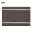 thumbnail image 1 of Tapete para mesa Tapete aislante Para tapete estilo occidental Estilo Nórdico tapete para comedor 6PCS, 1 of 7
