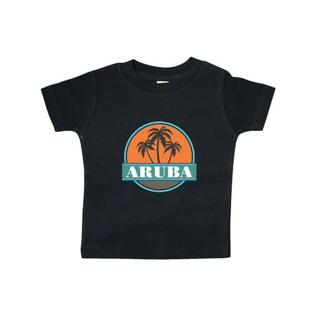 

Inktastic Aruba Vacation Sunset Gift Baby Boy or Baby Girl T-Shirt