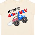 thumbnail image 4 of Inktastic My First Fourth of July Monster Truck Boys or Girls Toddler T-Shirt, 4 of 5