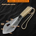 thumbnail image 2 of Gardening Trowel, Multifunctional Survival Digging Trowel, Light Weight Serrated Edge Digger with Sheath (Silver), 2 of 5