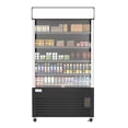 thumbnail image 2 of Koolmore CDA-25C-BK Open-Air Merchandiser Metal Grab & Go Refrigerator in Black, 2 of 5