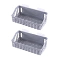 thumbnail image 2 of Clearance Rack under $5 2pcs Corner Storage Rack Basket Hanging Wall Organizer Kitchen Bathroom Holder Shelf Steward And Organizer, 2 of 9