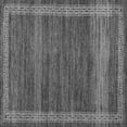 thumbnail image 1 of Ahgly Company Indoor Square Abstract Gray Modern Area Rugs, 5' Square, 1 of 4